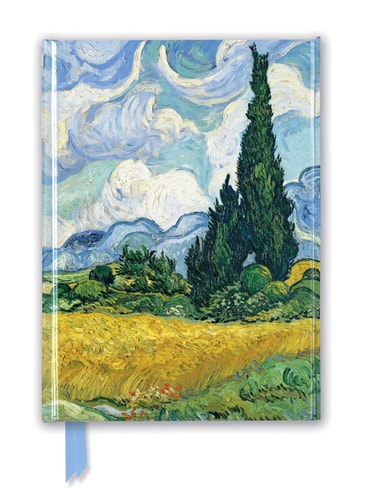 Vincent Van Gogh: Wheat Field with Cypresses (Foiled Journal) by Flame Tree Studio
