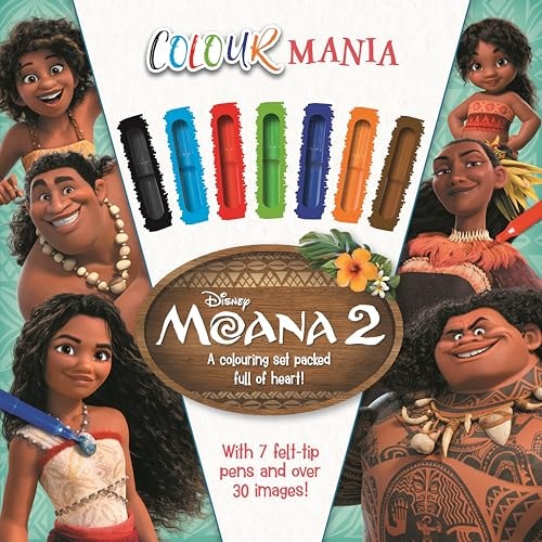 Disney Moana 2: Colourmania (paperback) by Walt Disney