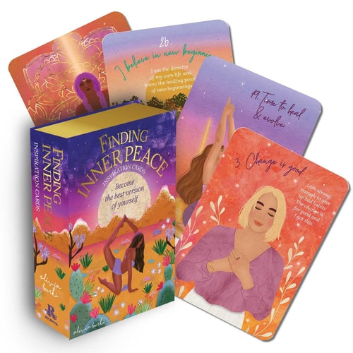 FINDING INNER PEACE INSPIRATION CARDS Become the Best Version of Yourself by OLIVIA. BURKI