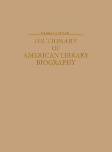 Dictionary of American Library Biography