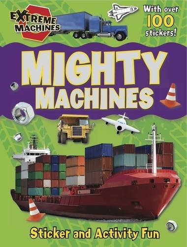 Mighty Machines Press-Out Sticker and Activity Book by Gemma Cooper