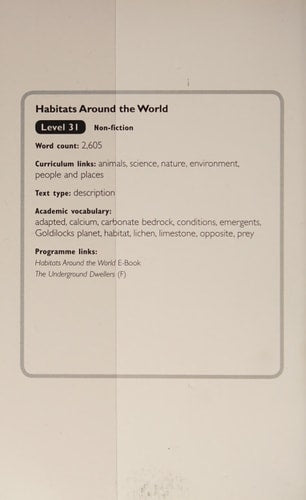 Habitats Around the World (Engage Literacy: Engage Literacy Dark Blue) by Isabel Thomas