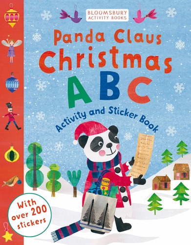Panda Claus Christmas ABC Sticker Book by Tracey English
