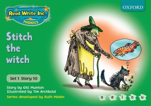 STITCH THE WITCH - GREEN 1 by MUNTON GILL