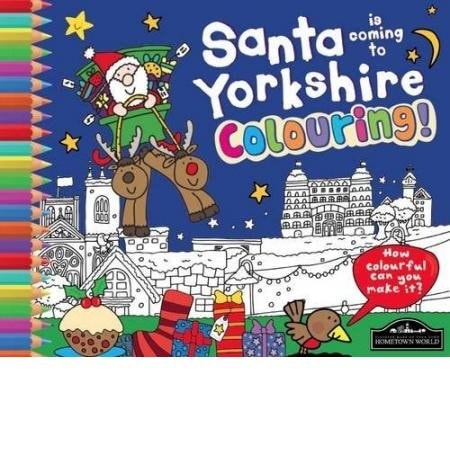 Santa is Coming to Yorkshire Colouring by NA