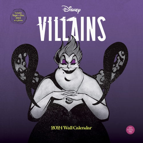 2024 Disney Villains Wall Calendar by Chronicle Books
