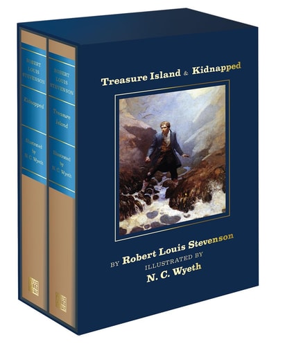 Treasure Island and Kidnapped N. C. Wyeth Collector's Edition (2-vol. clothbound set) by Robert Louis Stevenson