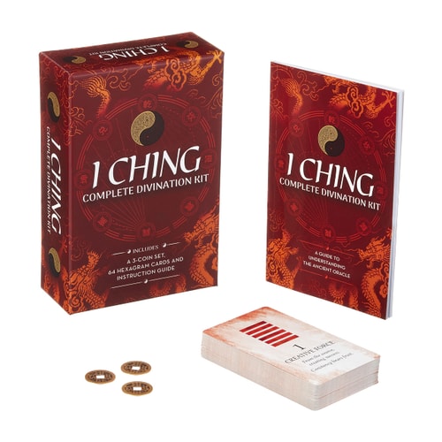 I Ching Complete Divination Kit A 3-Coin Set, 64 Hexagram Cards and Instruction Guide by Emily Anderson