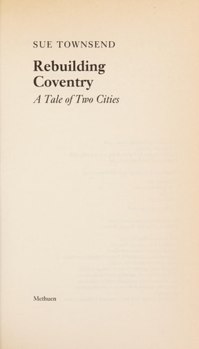 Rebuilding Coventry by Sue Townsend