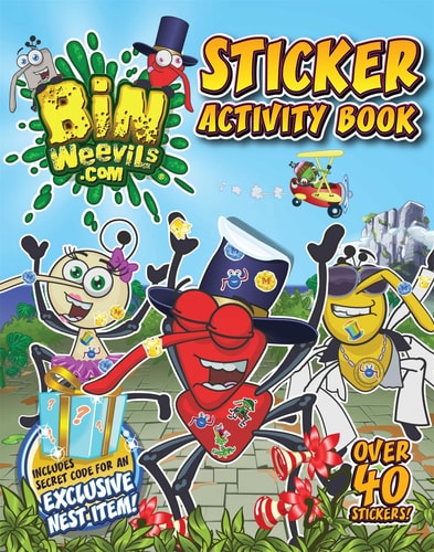 Bin Weevils Sticker Activity Book by Steph Woolley