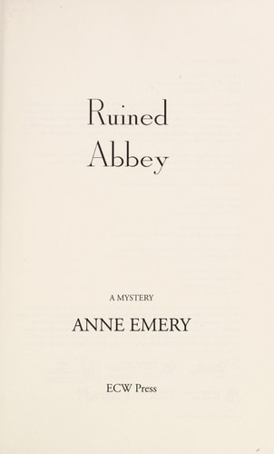 Ruined Abbey: A Collins-Burke Mystery (A Collins-Burke Mystery, 8) by Anne Emery