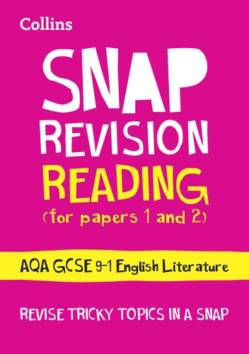 Collins Snap Revision - Reading (for papers 1 and 2): AQA GCSE English Language by Collins UK
