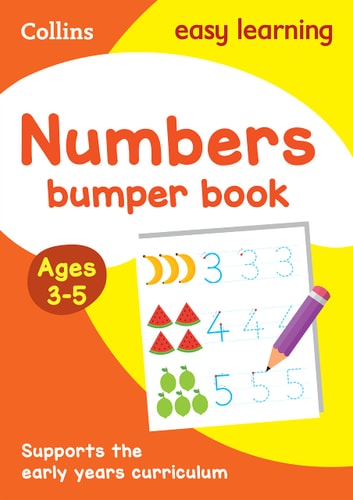 Collins Easy Learning Preschool - Numbers Bumper Book Ages 3-5 by Collins Easy Learning