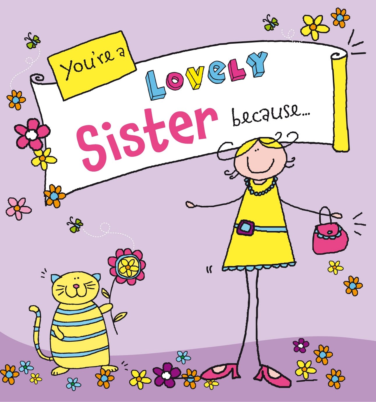 You're a Lovely Sister Because . . . (Suga-Lumps) by Ged Backland