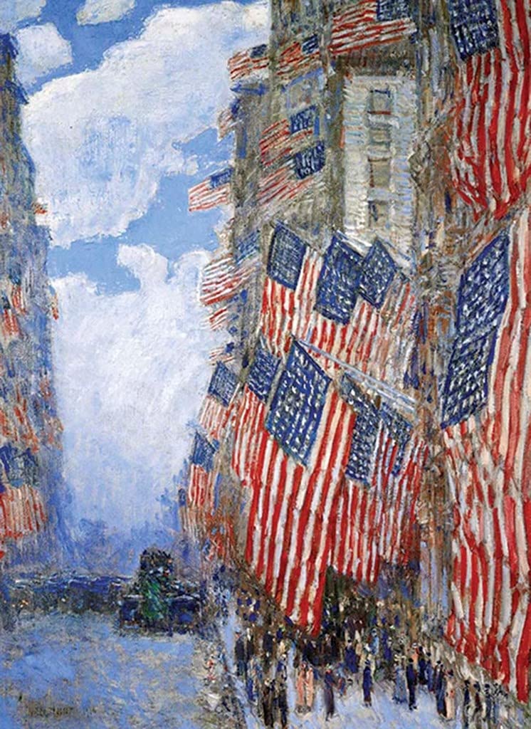 The Fourth of July Notebook by Childe Hassam