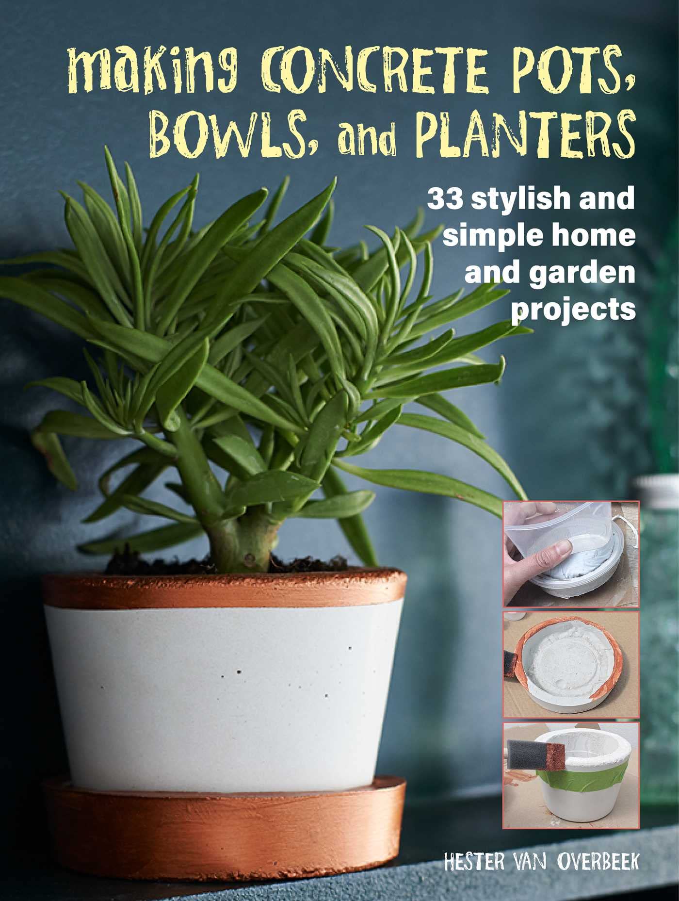 Making Concrete Pots, Bowls, and Planters: 33 stylish and simple home and garden projects by Hester van Overbeek