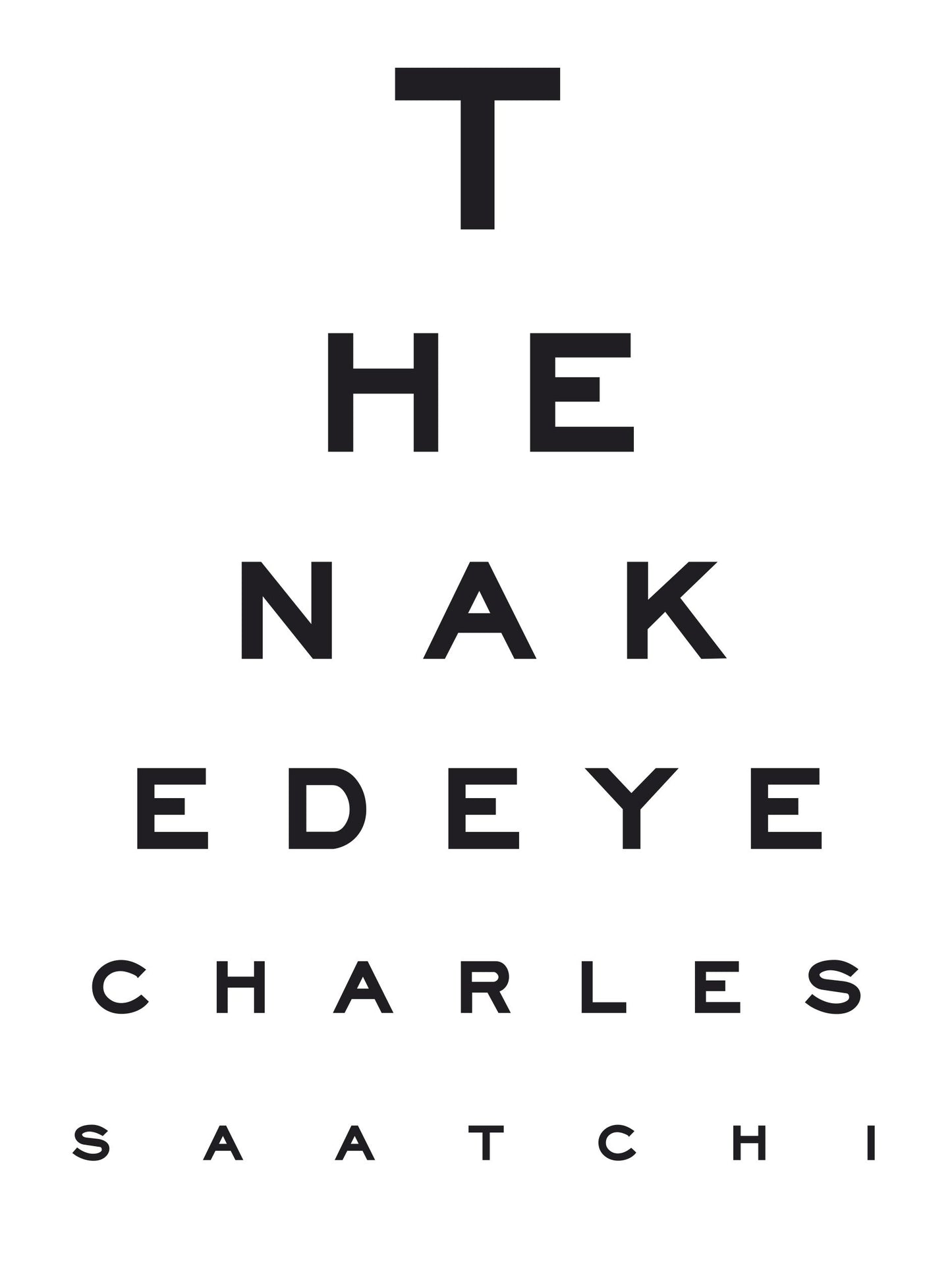 The Naked Eye by Charles Saatchi