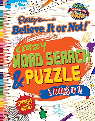 Ripley's Zany Puzzle Book and Wordsearch Book by Ripley Robert