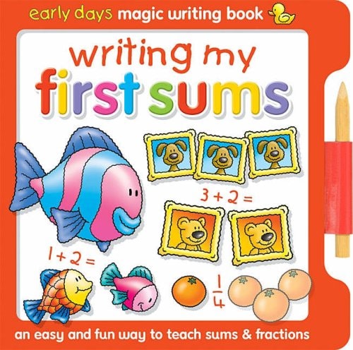 Writing My First Sums (Magic Writing Books) by Nat Lambert