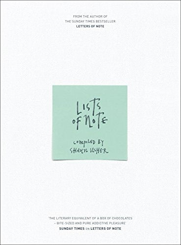 Lists of Note by Shaun Usher