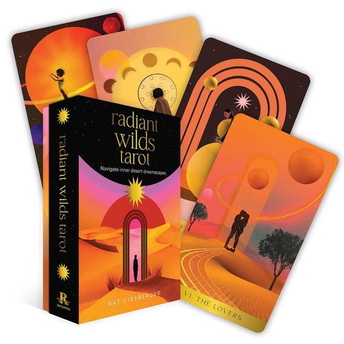 Radiant Wilds Tarot Navigate Inner Desert Dreamscapes (78 Full-Color Cards and 128-Page Guidebook). by Nat Girsberger