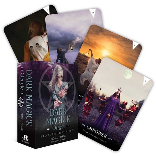 Dark Magick Oracle: Reveal the Light Within (36 Gilded Cards and 112-Page Full-Color Guidebook) by Fiona Horne