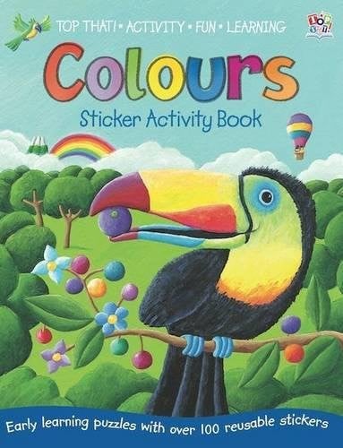 Colours: sticker activity book by Nat Lambert