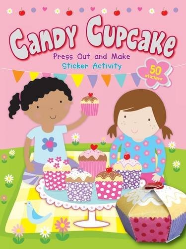 Candy Cupcake Press Out and Make Sticker Activity by Dereen Taylor