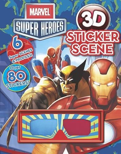 Marvel Super Heroes 3d Sticker Scene by Parragon Book Service Ltd