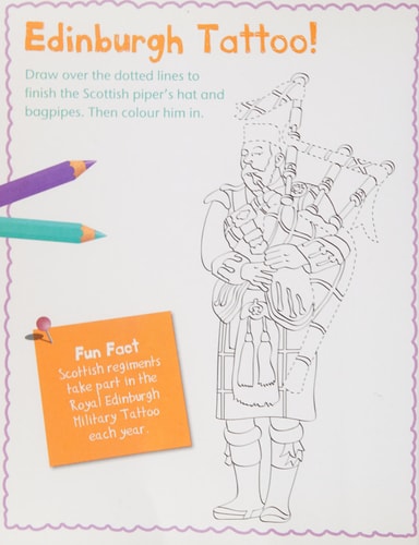 Edinburgh Colouring Book: All about My Town by Harry Hill