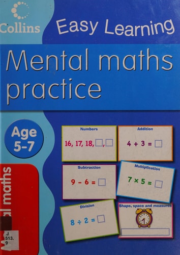 Mental Maths (Collins Easy Learning Age 5-7) by Peter Clarke