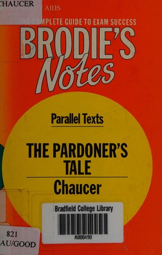 Brodie's Notes on Chaucer's 'The Pardoners Tale' (Brodie's Notes) by P. Gooden