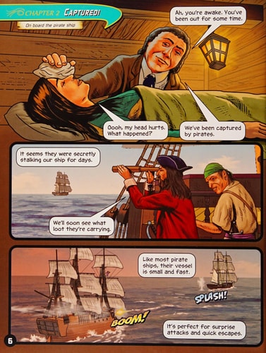 Captured by Pirates! (Graphic Non Fiction: Graphic Expeditions) by Agnieszka Biskup