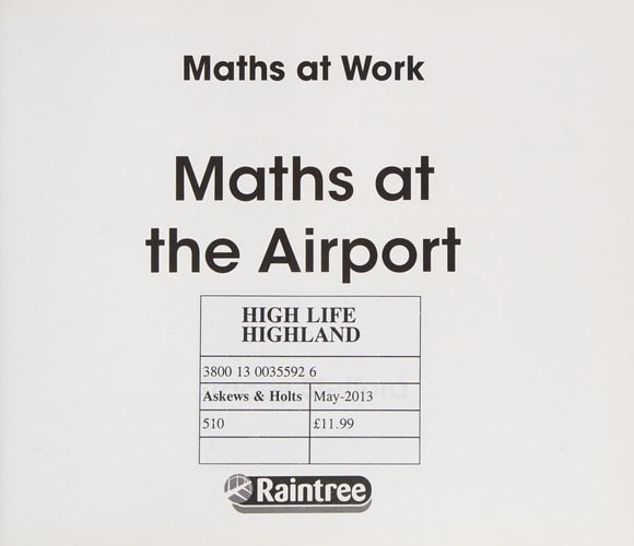 Maths at the Airport by Tracey Steffora