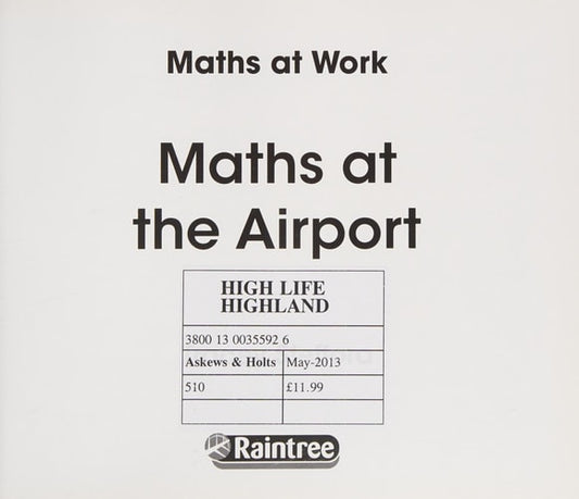 Maths at the Airport by Tracey Steffora