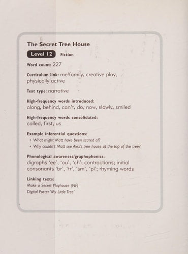 Secret Tree House by Anne Giulieri