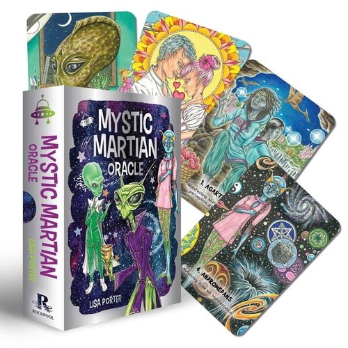 Mystic Martian Oracle 40 Full-Color Cards and 128-page Book by Lisa Porter