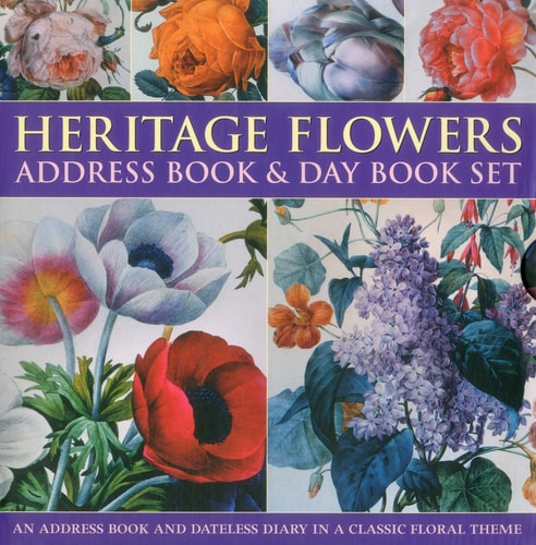 Heritage Flower Address Book & Day Book Set by Lorenz
