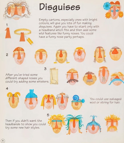 From Odds and Ends to Masks and Hats (Recycle for Fun) by Michael Grater