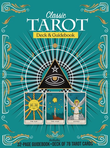 Classic Tarot Deck and Guidebook Kit Includes: 32-Page Guidebook, Deck of 78 Tarot Cards by Editors of Chartwell Books