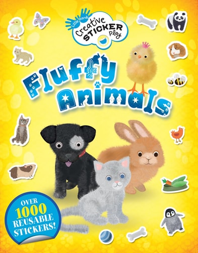 Little Hands Creative Sticker Play Fluffy Animals by Mandy Archer