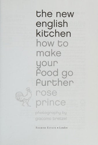 The New English Kitchen by Prince, Rose