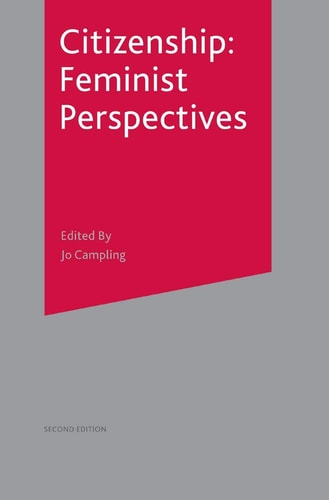 Citizenship: Feminist Perspectives by Ruth Lister