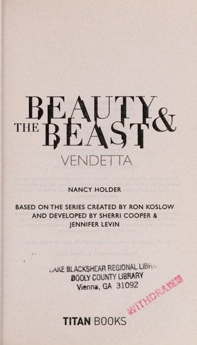 Vendetta (Beauty & the Beast) by Nancy Holder