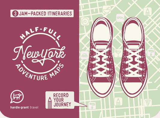 Half-full Adventure Map: New York (Half-full Adventure Maps) by Hardie Grant Books