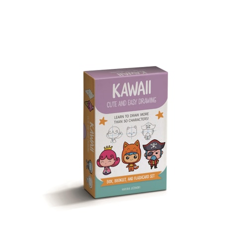 Kawaii Cute and Easy Drawing Deck: Learn to Draw More than 50 Characters! by Mayumi Jezewski