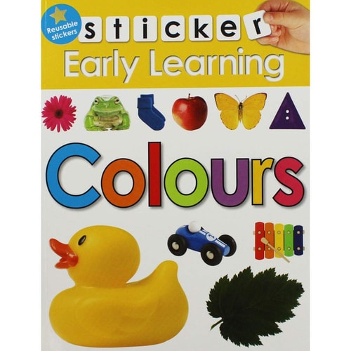 Colours (Sticker Early learning) by Roger Priddy