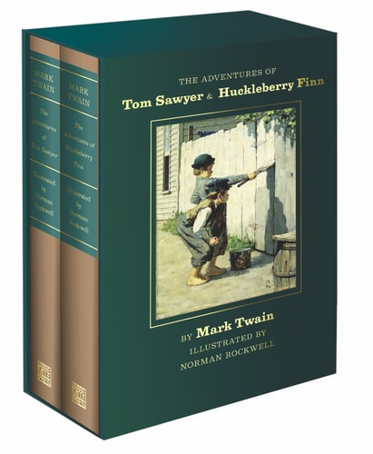 The Adventures of Tom Sawyer and Huckleberry Finn: Norman Rockwell Collector's Edition (Abbeville Illustrated Classics) by Mark Twain