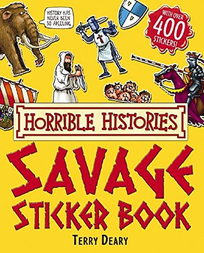 Savage Sticker Book by Terry Deary