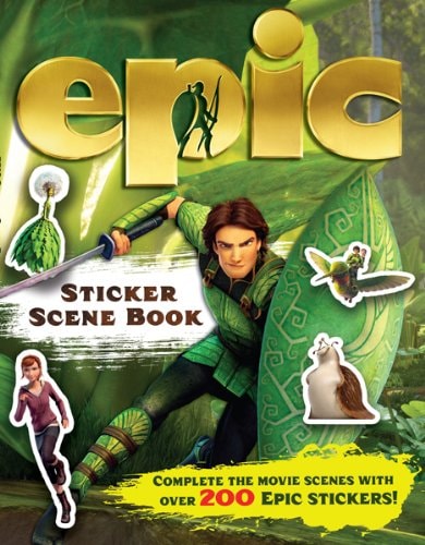Epic Sticker Scene Book by Carlton, Lisa Regan